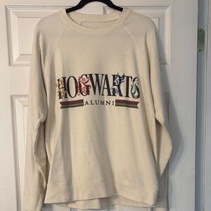Hogwarts Alumni Beige Crewneck Sweater